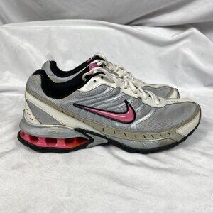 Nike REAX RUN 3 Athletic SHOES SNEAKERS~Women Size 9~Silver Pink 324845-061